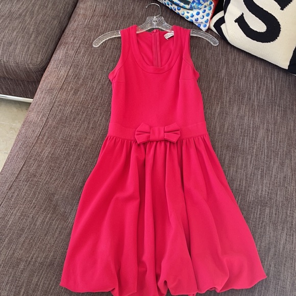 HOT PINK RED VALENTINO DRESS - Picture 4 of 8